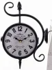Годинник двосторонній, 32*22*9 см, колір чорний - 1