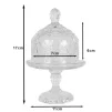 Купол на підставці, 11*17 см, прозоре скло - 2