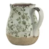 Декоративний керамічний глечик в вінтажному стилі, 21*16*20 см - 2