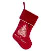 Різдвяна панчоха для подарунків, 46x28x3 см, текстиль - 1