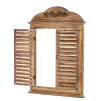 Дзеркало зі ставнями, 80x55x3,5 см, дерево - 1