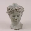 Кашпо з цементу Голова, 15*16*21 см - 2