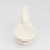 Підставка під яйце "Кролик", біла, 10 см, кераміка - 2