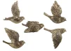 Настінний декор &laquo;Птахи&raquo;, 15x14x9 15x14x5,5 14x14x8 15x14x7 5x14x12 см, полістоун - 1