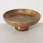 Фруктовниця на ніжці, 24 см, дерево манго, Німеччина