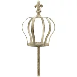 Декор «Корона» на штекері, 17*15,5*131 см, метал