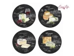 Тарiлка (Набір 4шт.) Easy Life WORLD OF CHEESE D:19 см.