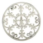 Підставка під гаряче, 18*2 см, метал, колір білий