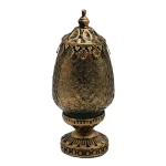 Ліхтар на ніжці з LED підсвіткою, 10X23 см, скло-метал