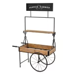 Поличка - квітник «Возик», 179x112x60, метал-дерево