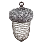 Підвісна годівничка «Жолудь», L 13.5 x D 13.5 x H 20.8 см, метал-полістоун