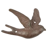 Гачок «Пташка», Д 14,6 x Г 5,1 x В 9,9 см, чавун