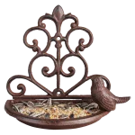 Годівничка з пташкою, L 19.1 x D 10 x H 17.6 см, чавун