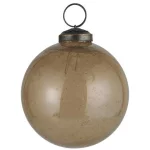 Куля, 8*8 см, скло, колір скляний туман