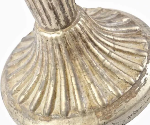 Підсвічник скляний у стилі барокко, 9*9*23 см