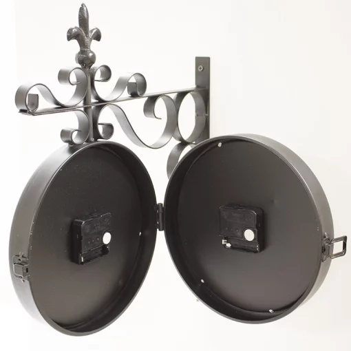 Годинник двосторонній Retro, 40,5x36x7 см, метал