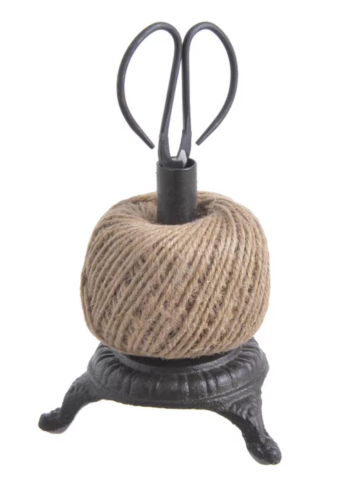 Тримач шнура з ножицями, 17*9 см, чавун