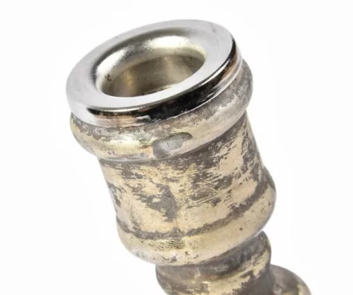 Підсвічник скляний у стилі барокко, 9*9*23 см