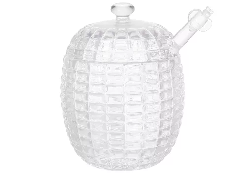 Медівниця скляна Diamond 8*11.5см, скло