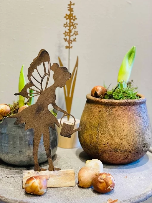 Статуетка Фея, 23,5*12,5*4 см, метал