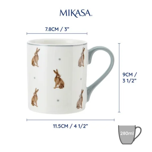 Чашка Mikasa Hare, 280 мл, порцеляна