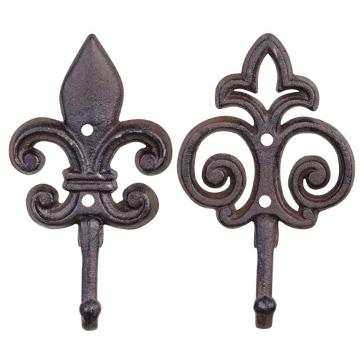 Гачок &laquo;Лілія&raquo;, 11*5*20 см, чавун, 2 вида