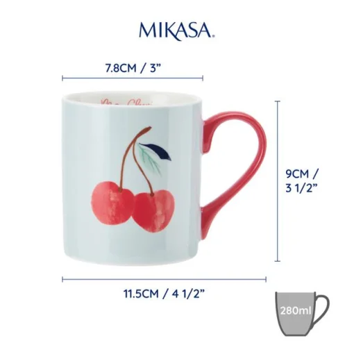Чашка Mikasa Cherry, 280 мл, порцеляна