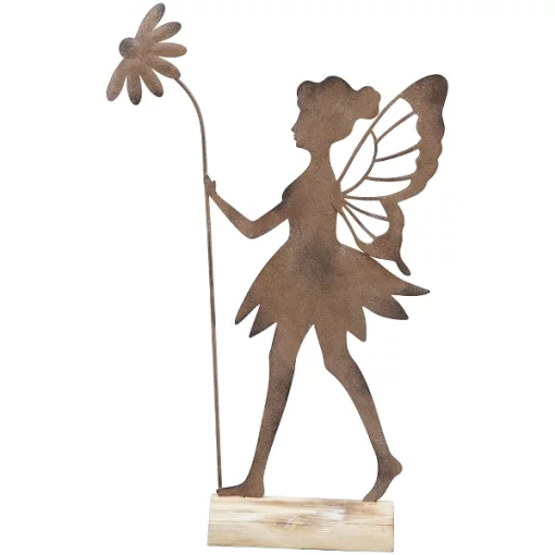 Статуетка Фея, 23,5*12,5*4 см, метал