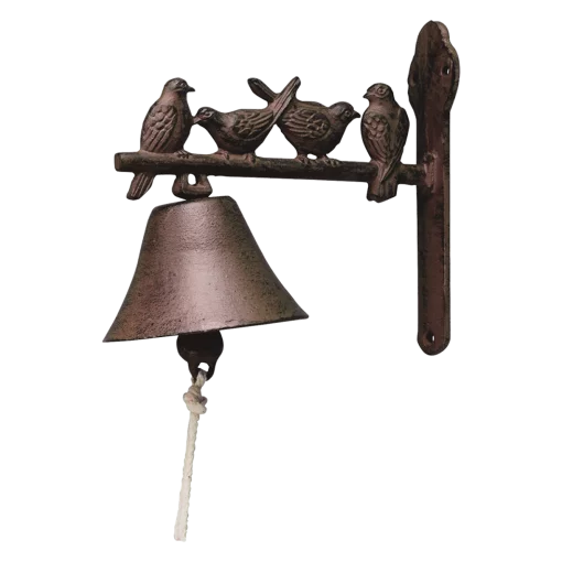Дзвоник &laquo;Птахи&raquo;, 11*22*19 см, чавун