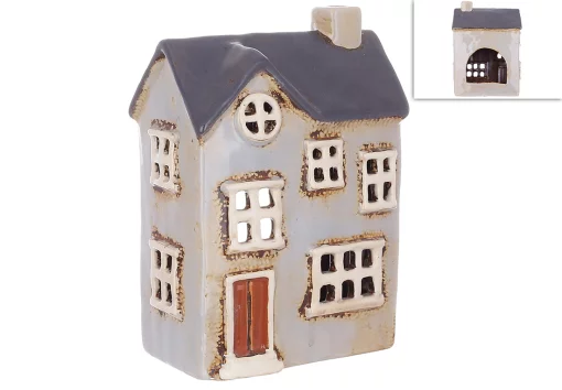 Свічник керамічний у формі Будинку, 12.5*7.5*17.5см, кераміка