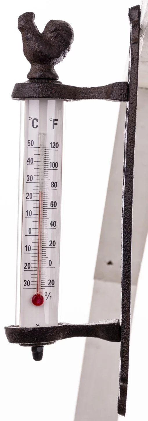 Термометр &laquo;Півень&raquo;, 26,5x5x8 см, чавун