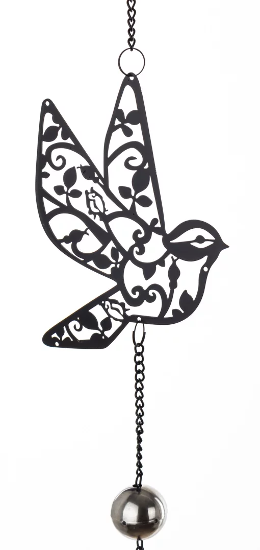 Підвіс з дзвоником, 87x13x3 см, метал, 2 вида