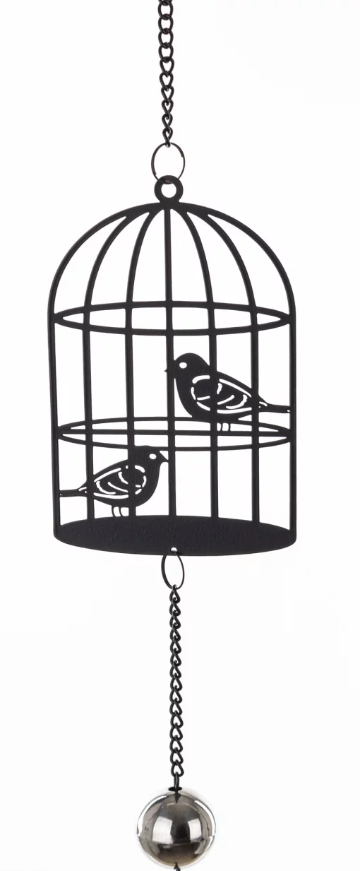 Підвіс з дзвоником, 87x13x3 см, метал, 2 вида