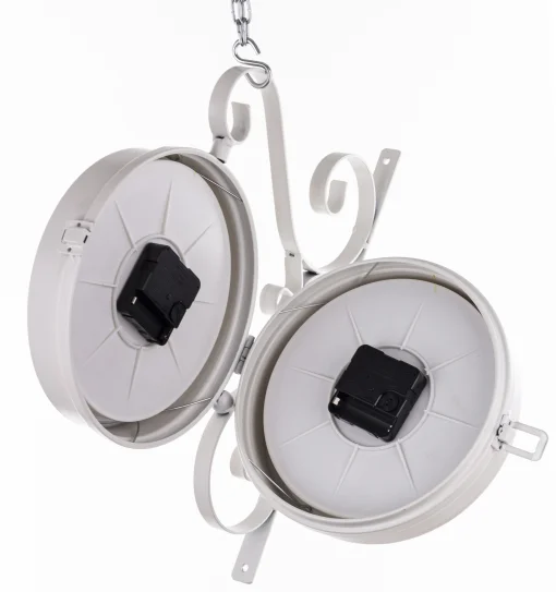 Годинник двосторонній (настінний), 36x32x9 см, метал