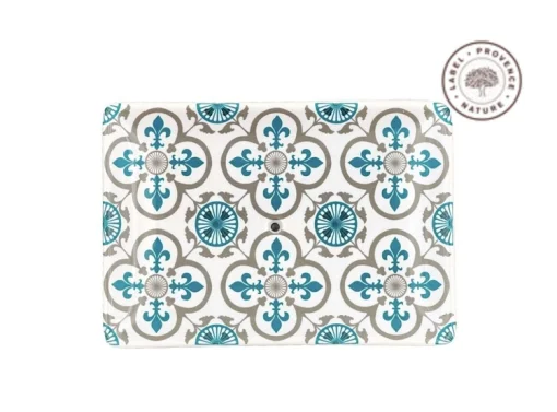 Мильниця Label Provence CERAMIQUE PLAT (12 x 8,5 x 2,5) Fleur De Lys Turquoise