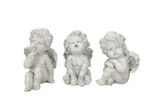 Ангелик, 11,5x10,5xВ15см / 8,5x8,5xВ15,5см / 13x10,5xВ15,5см, бетон