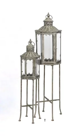Набір ліхтарів на ніжках, метал