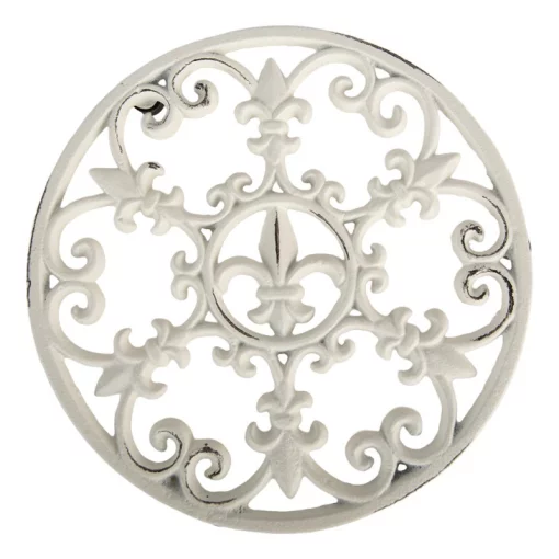 Підставка під гаряче, 18*2 см, метал, колір білий