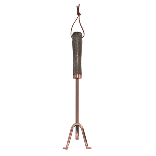 Граблі з мідним покриттям, 11,3 x 6 x 37,2 см, метал-дерево