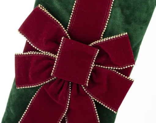 Різдвяна панчоха для подарунків, 48x30x4 см, текстиль