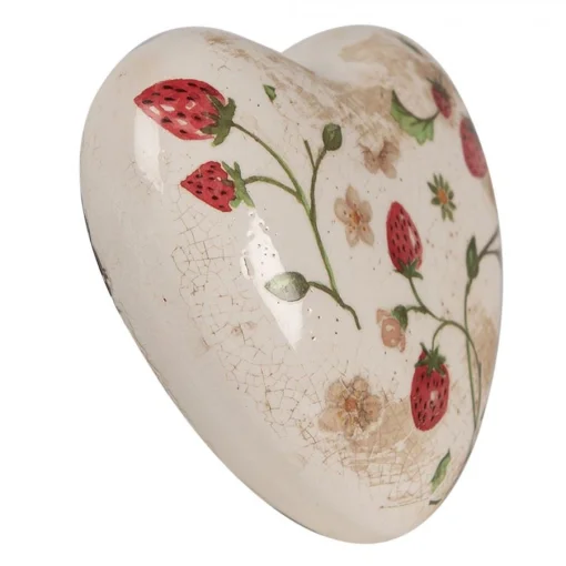 Керамічна фігурка Серце Strawberries, 11*11*4 см