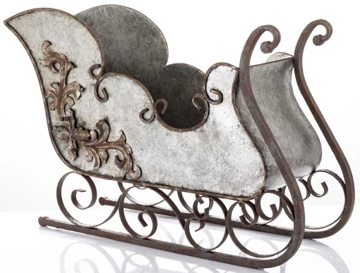 Декор Сани, 40x20x56 см, метал