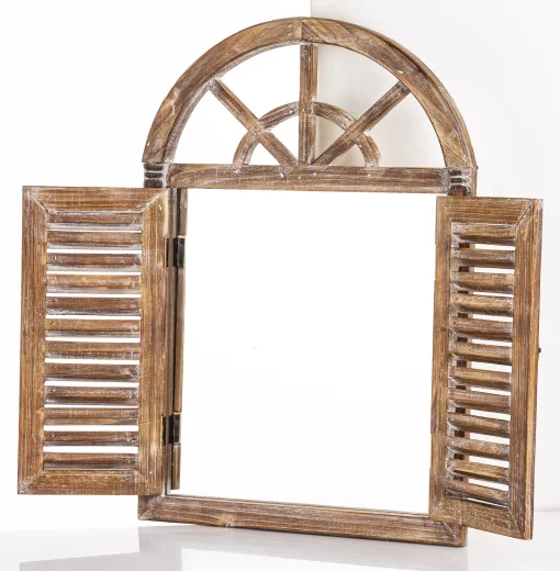 Дзеркало зі ставнями, 60x40x3,5 см, дерево