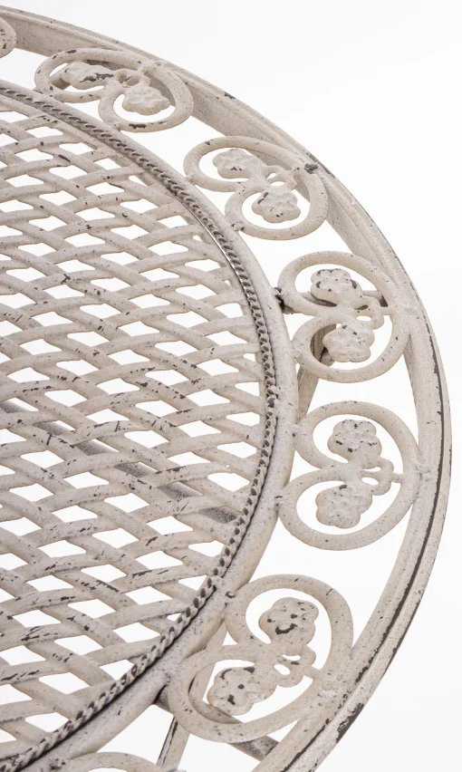 Набір стіл (76*69 см) + 2 стільця (90*41*58 см), метал