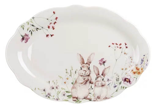 Блюдо овальне Весняна історія, 35.7*24*2.5см, порцеляна