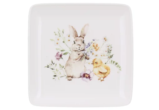 Тарілка квадратна Весняна історія, 15*15*1.5см, порцеляна