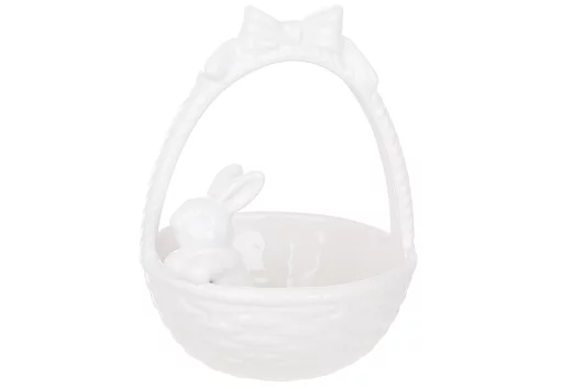 Цукерниця-кашпо Зайчик 12.5*12.5*16см, кераміка