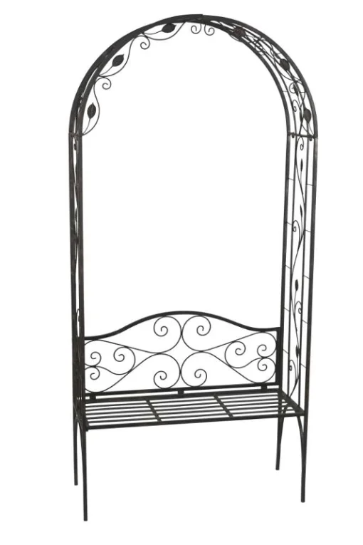 Лавка з аркою, 104,5х42хВ218см, метал