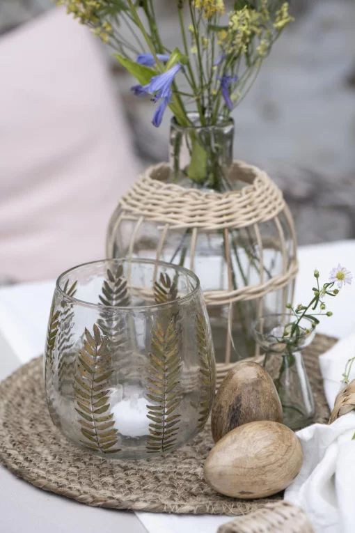 Килимок під тарілку, 35 см, натуральний джут