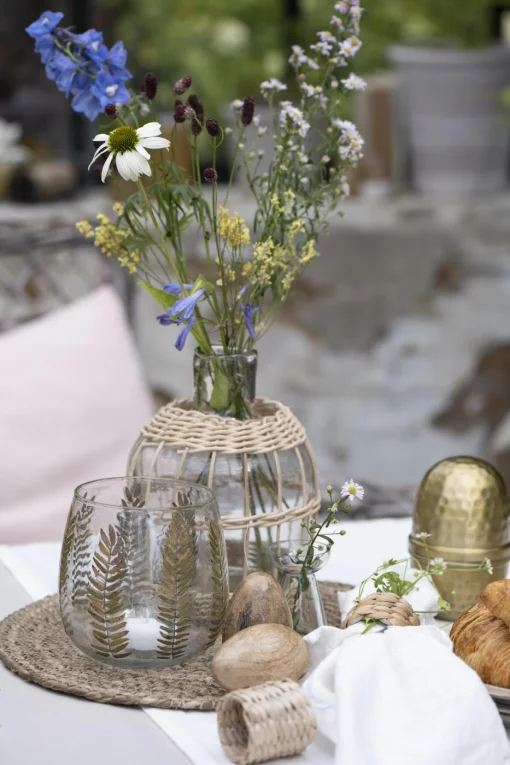 Килимок під тарілку, 35 см, натуральний джут